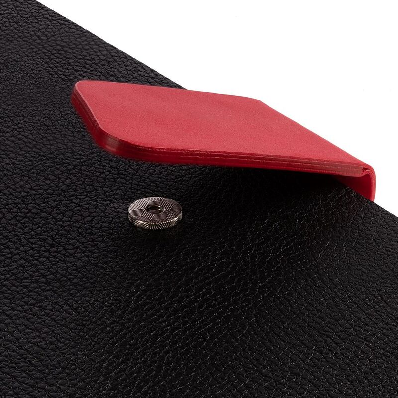 Ежедневник Boom, недатированный, черный с красным арт.15768.35