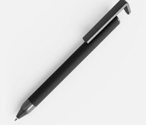Ручка шариковая Standic с подставкой для телефона, черная арт.16169.30
