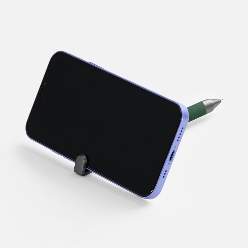 Ручка шариковая Standic с подставкой для телефона, зеленая арт.16169.90