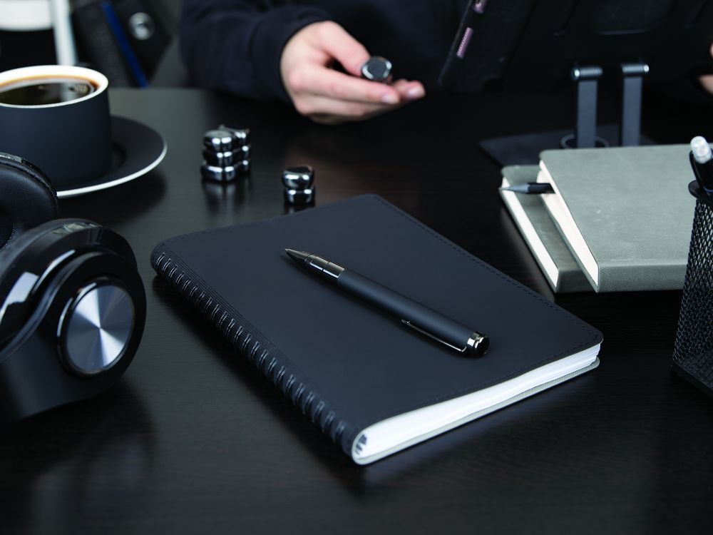 Ручка шариковая Kugel Gunmetal, черная арт.16170.30