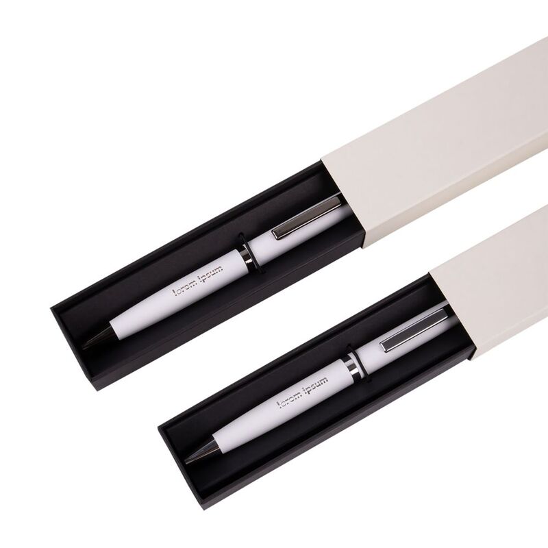 Ручка шариковая Inkish Gunmetal, белая арт.16174.60