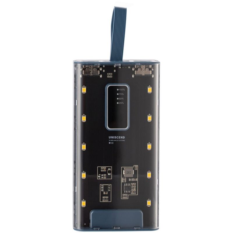 Аккумулятор Trellis Flat 10000 мАч, синий арт.23105.14