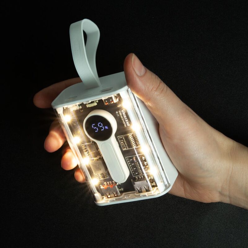 Аккумулятор с быстрой зарядкой Trellis Quick 10000 мАч, белый арт.23107.60