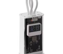 Аккумулятор с быстрой зарядкой Trellis Geek 10000 мАч, белый арт.23108.60