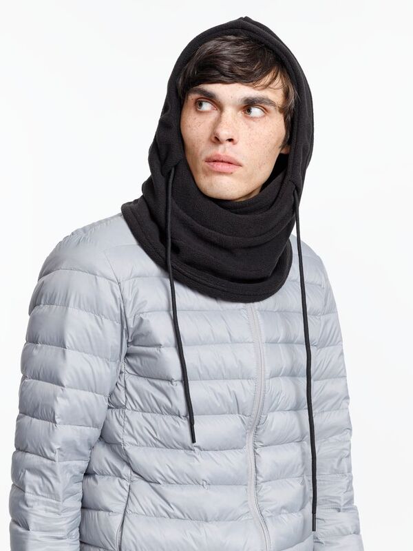 Балаклава-капюшон Nesse, черная арт.15735.30