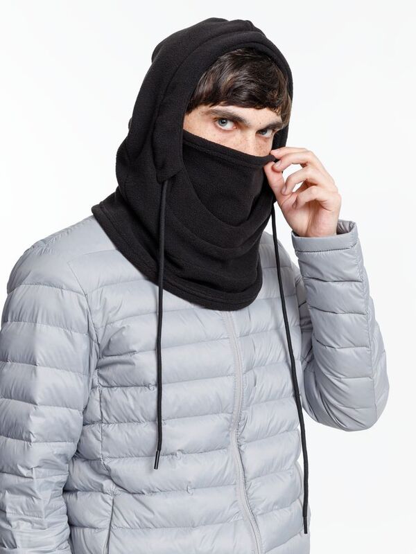 Балаклава-капюшон Nesse, черная арт.15735.30