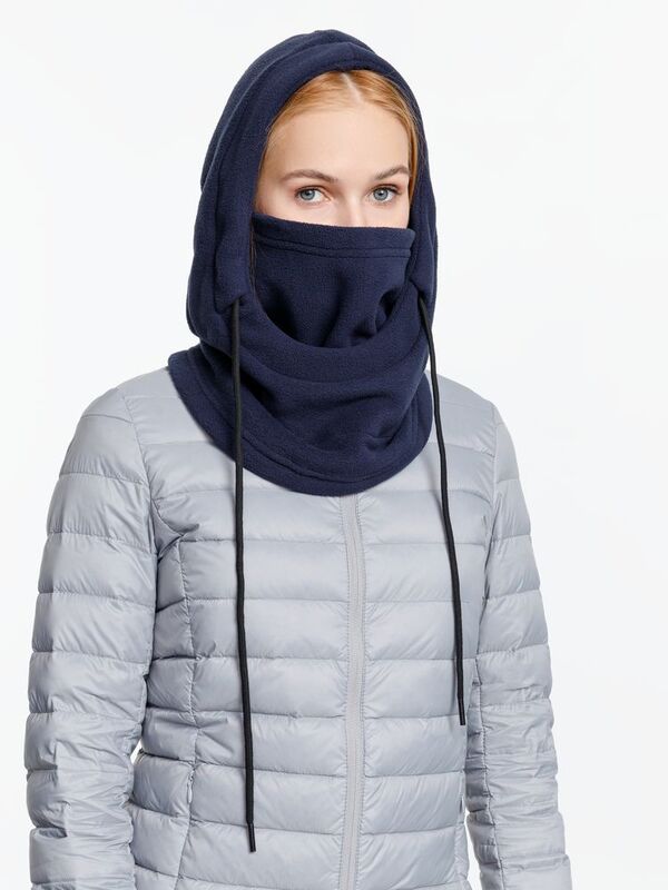 Балаклава-капюшон Nesse, темно-синяя арт.15735.40