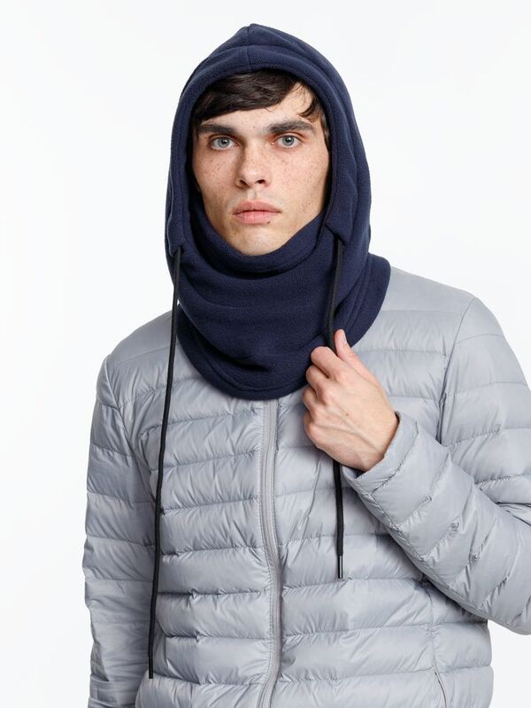 Балаклава-капюшон Nesse, темно-синяя арт.15735.40