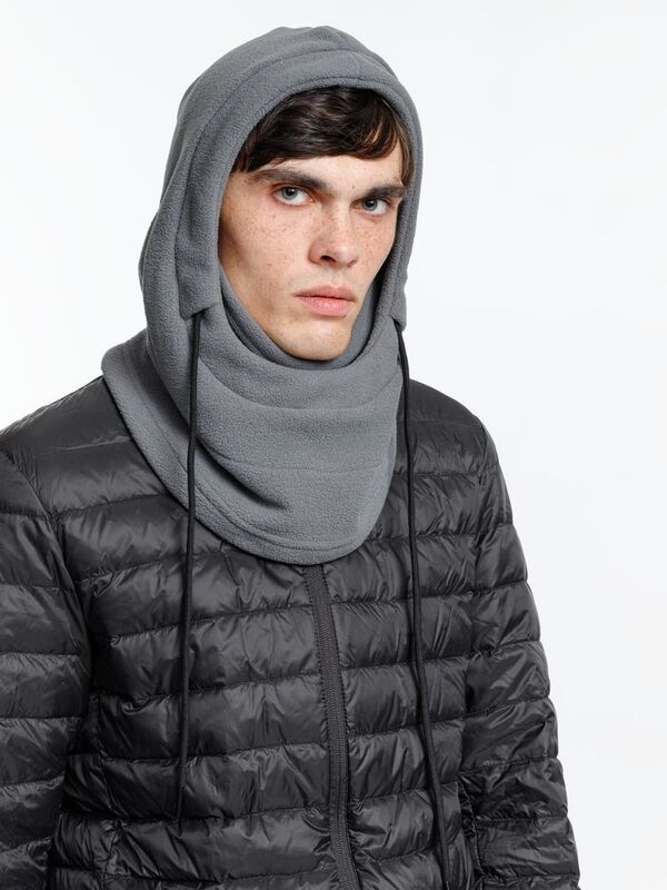 Балаклава-капюшон Nesse, серая арт.15735.11