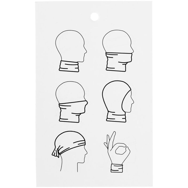 Многофункциональная бандана Dekko, серый меланж арт.15737.11