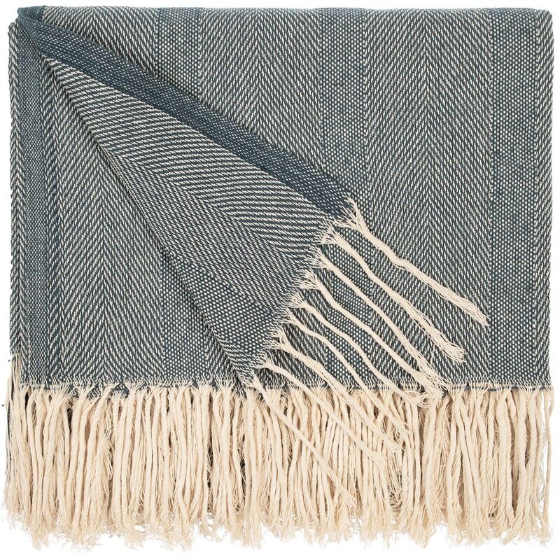 Плед &laquo;Сенеж&raquo;, серо-синий арт.16258.41