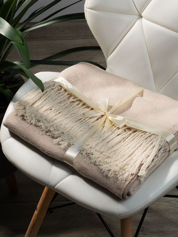 Плед &laquo;Сенеж&raquo;, бежевый арт.16258.00