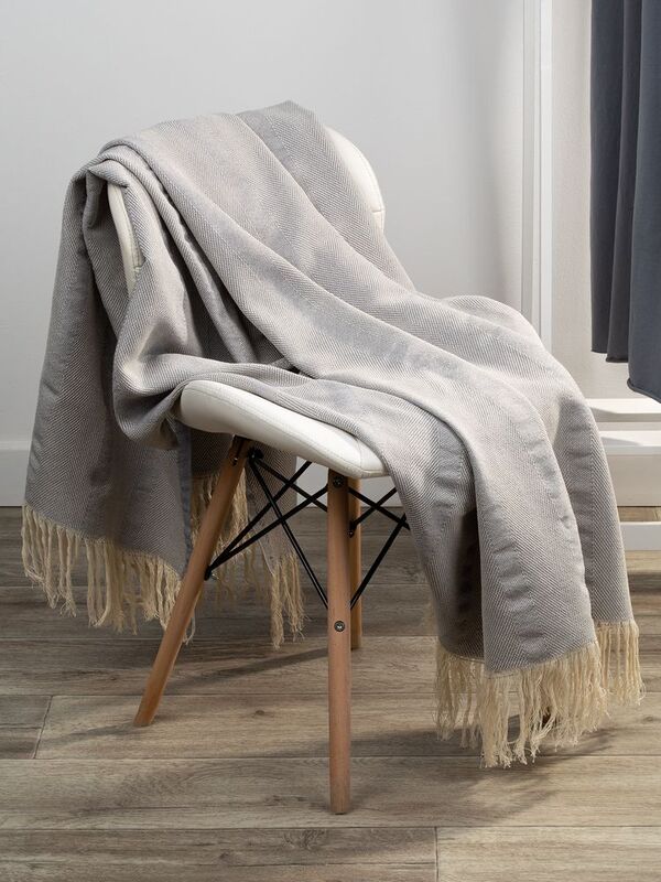 Плед &laquo;Сенеж&raquo;, серый арт.16258.10