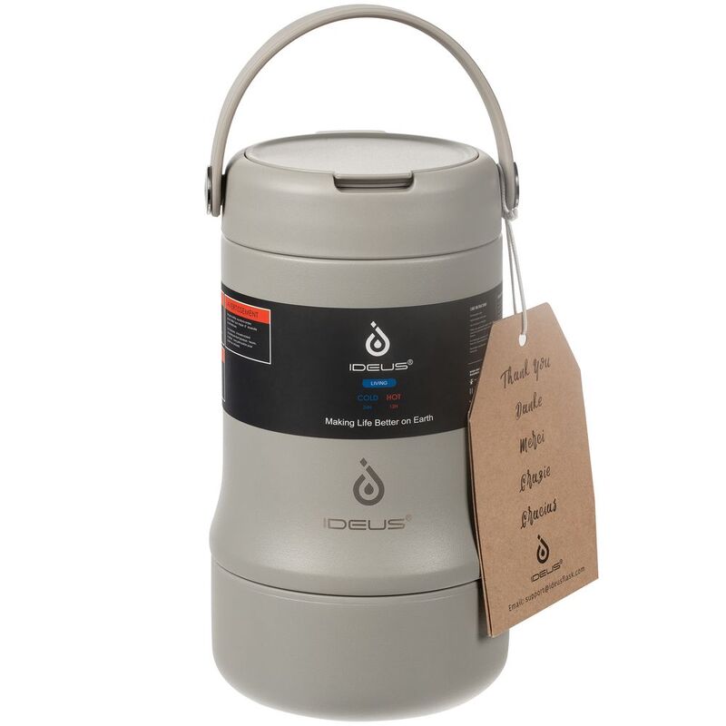 Термос для еды Tabenodo, серый арт.15954.10