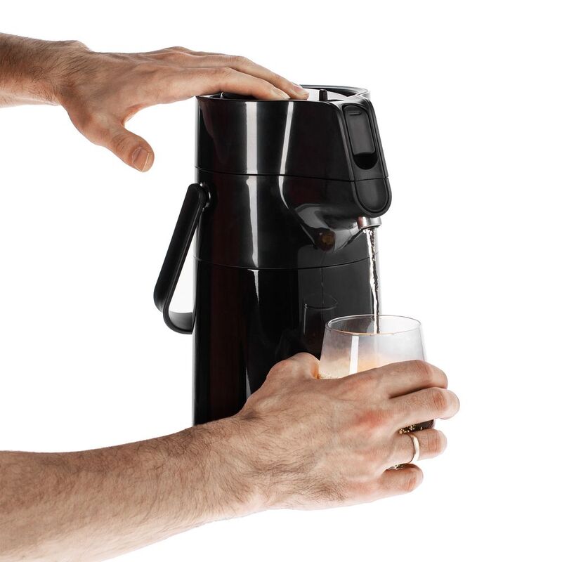 Термос с помпой Jiayi, черный арт.15958.30