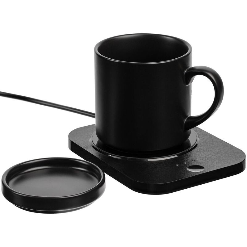 Кружка с подогревом и беспроводной зарядкой dualBase plus, черная арт.15783.30