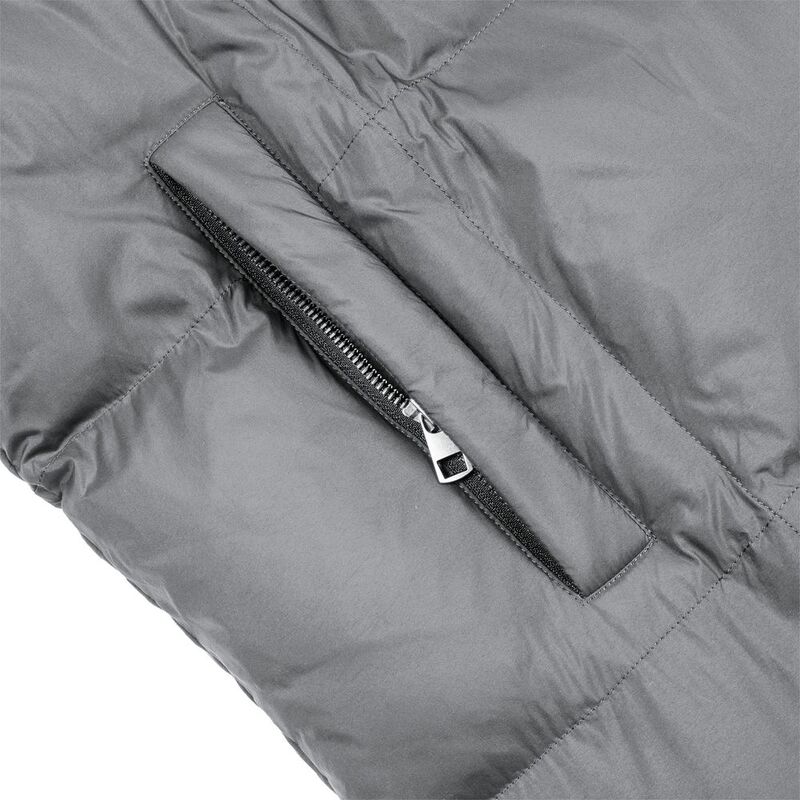 Пуховик унисекс Kapsula, серый арт.15790.10