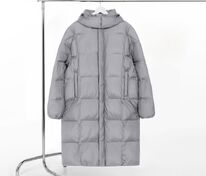 Пуховик унисекс Kapsula, серый арт.15790.10