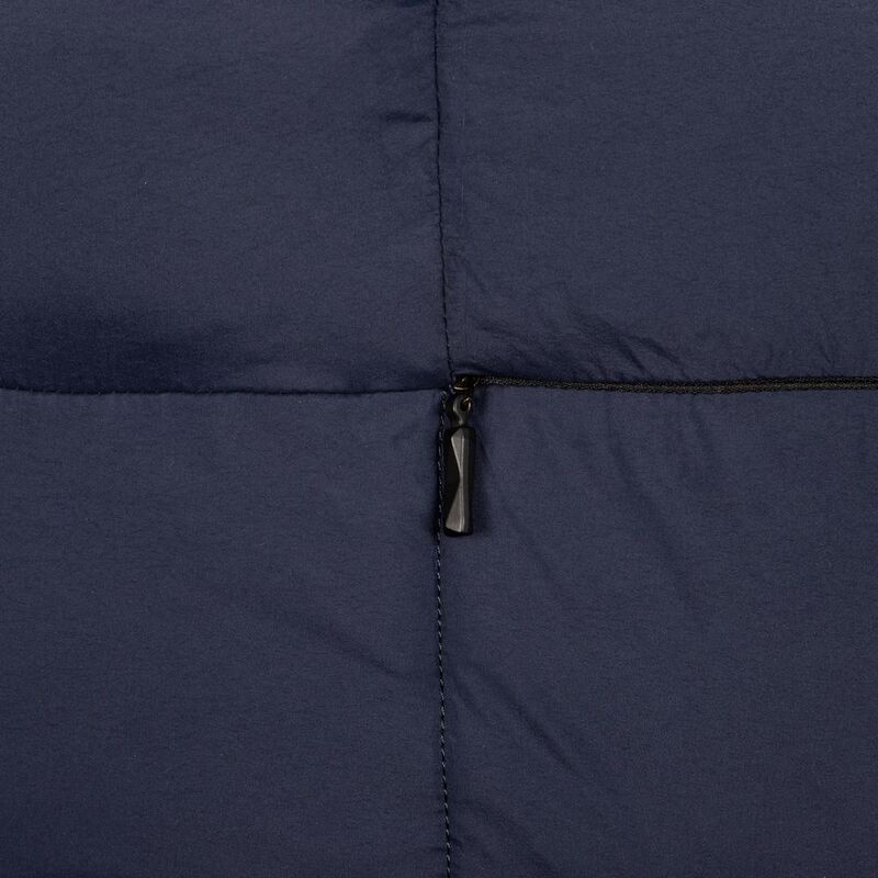 Пуховик унисекс Kapsula, темно-синий арт.15790.40