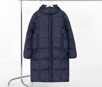 Пуховик унисекс Kapsula, темно-синий арт.15790.40