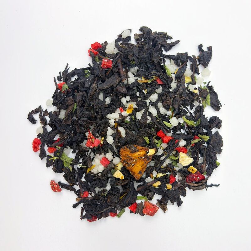 Чай &laquo;Сокочай&raquo;, черный с соком ананаса, клубникой, мятой, медом и лимоном арт.16222.11