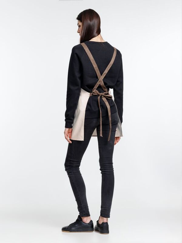 Фартук Settle In, светло-бежевый (молочный) арт.15784.00