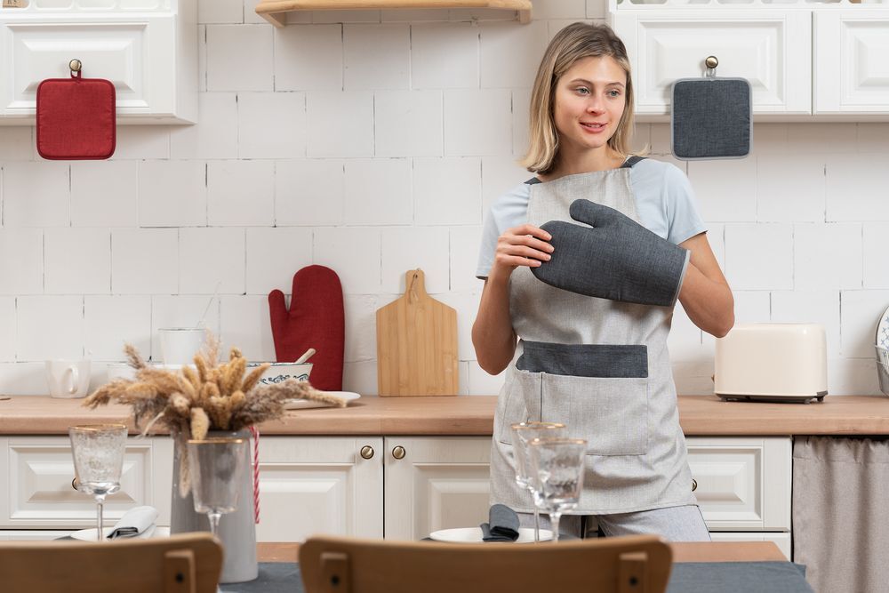 Прихватка Settle In, серая арт.15785.13