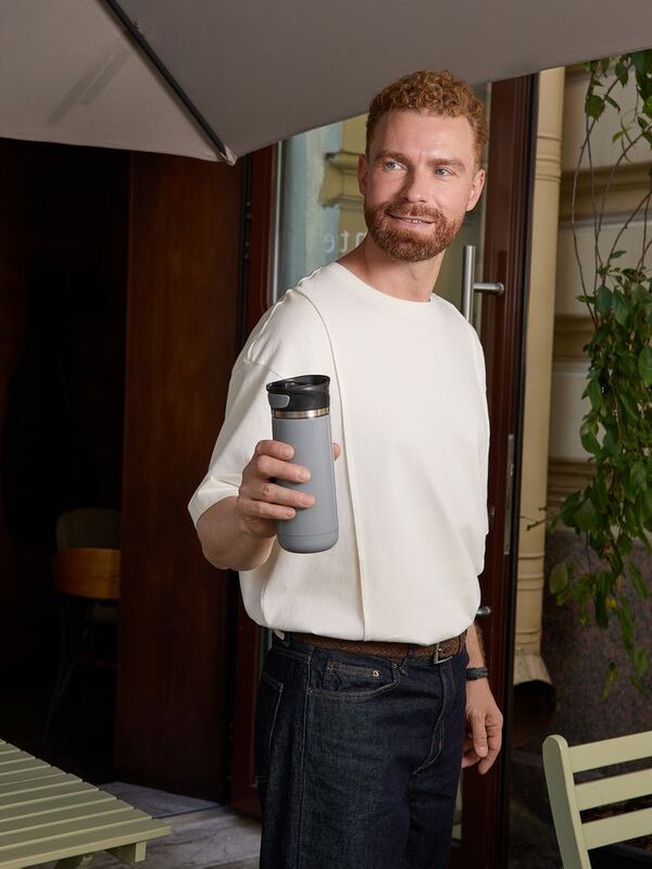 Термостакан Kilkee, серый арт.15794.10