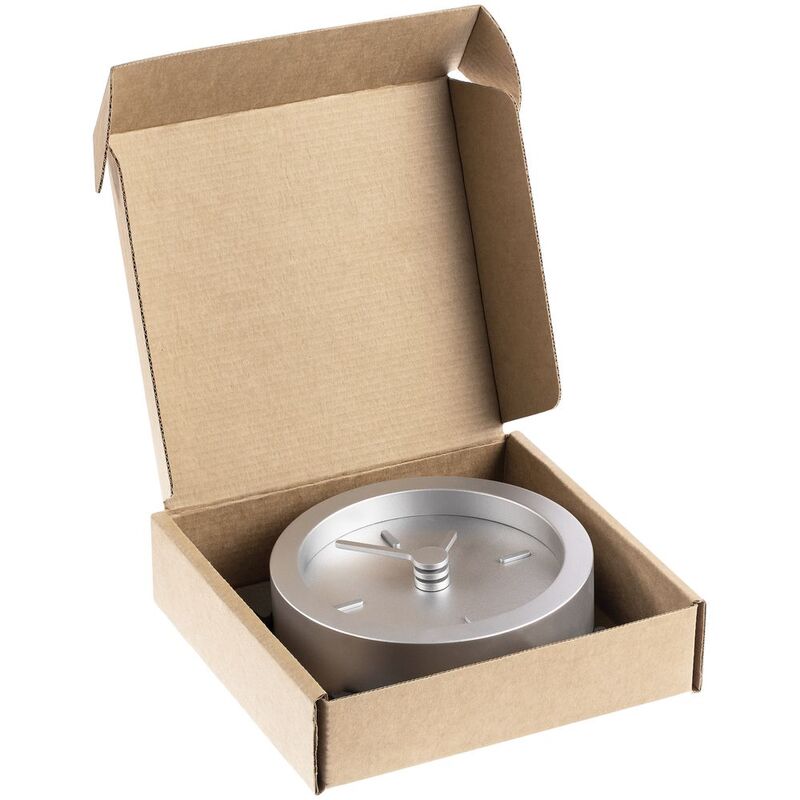 Часы настольные Bronco XXS Sparky, серебристые арт.15798.10