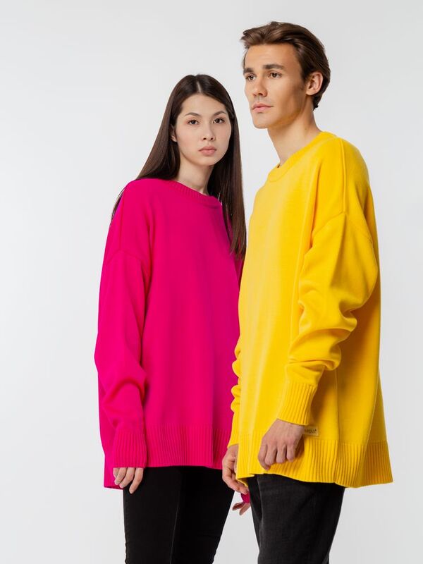 Джемпер оверсайз унисекс Stated в сумке, желтый арт.16760.80