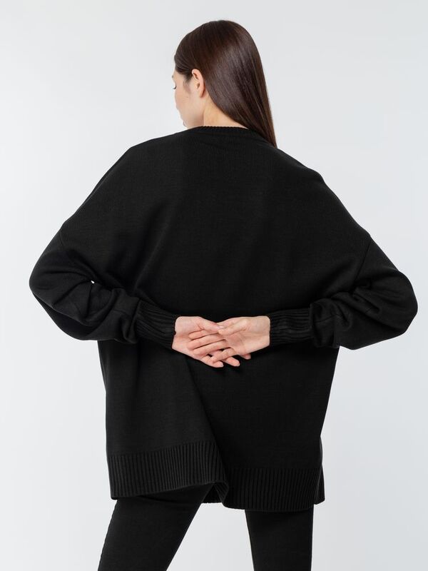 Джемпер оверсайз унисекс Stated в сумке, черный арт.16760.30