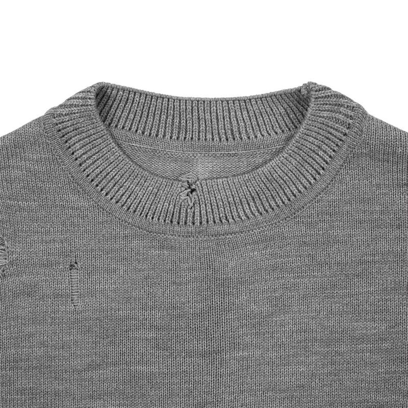 Джемпер оверсайз унисекс Grunge в сумке, серый арт.16434.11