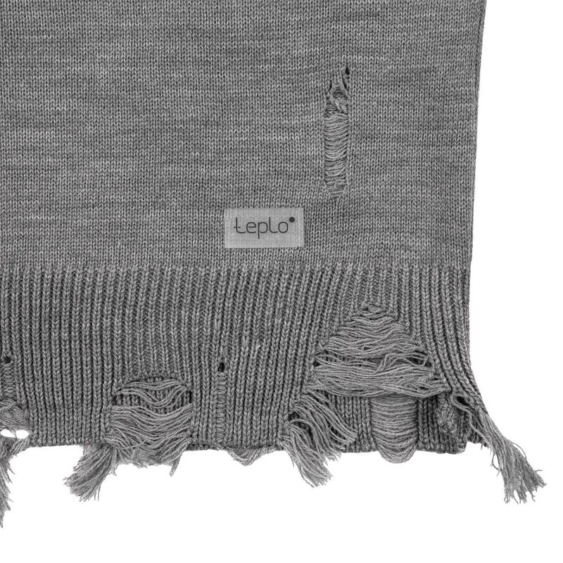 Джемпер оверсайз унисекс Grunge в сумке, серый арт.16434.11