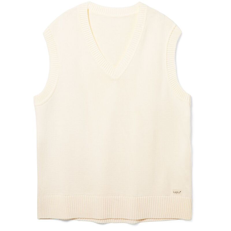 Жилет оверсайз унисекс Tad в сумке, молочно-белый арт.16435.61