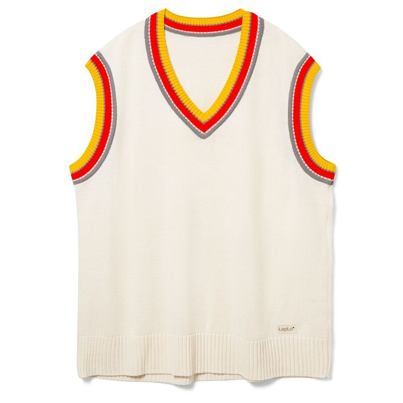 Жилет оверсайз унисекс Cornell в сумке, молочно-белый арт.16436.61