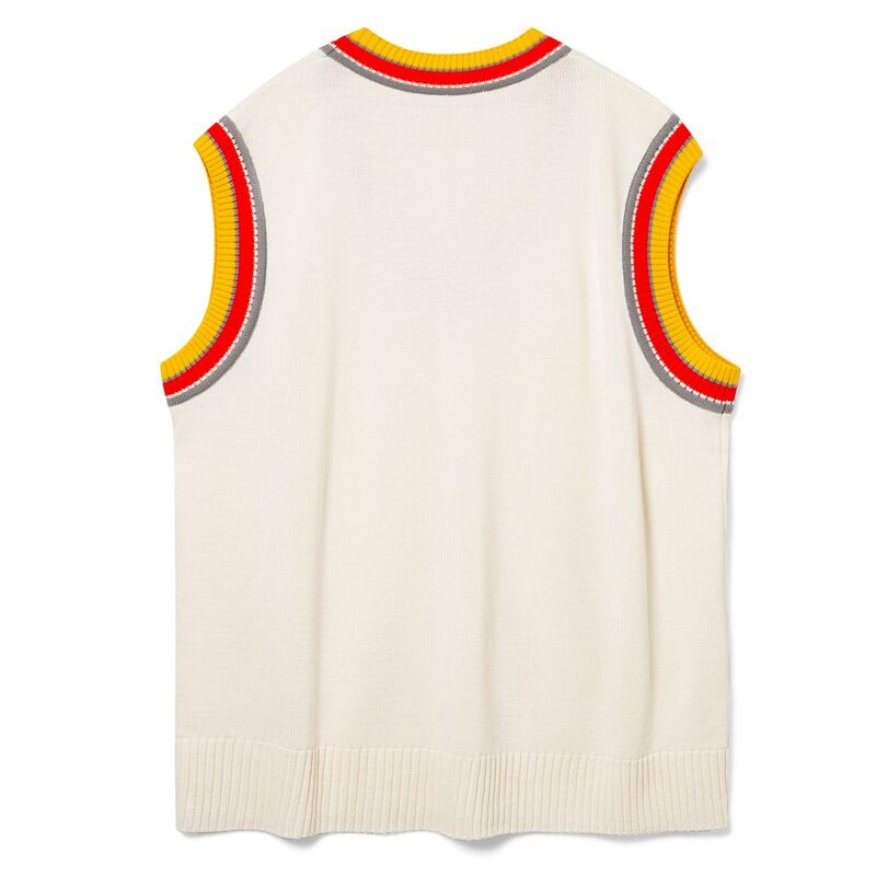 Жилет оверсайз унисекс Cornell в сумке, молочно-белый арт.16436.61