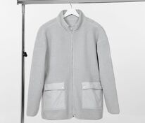 Куртка унисекс Oblako, светло-серая арт.20419.10