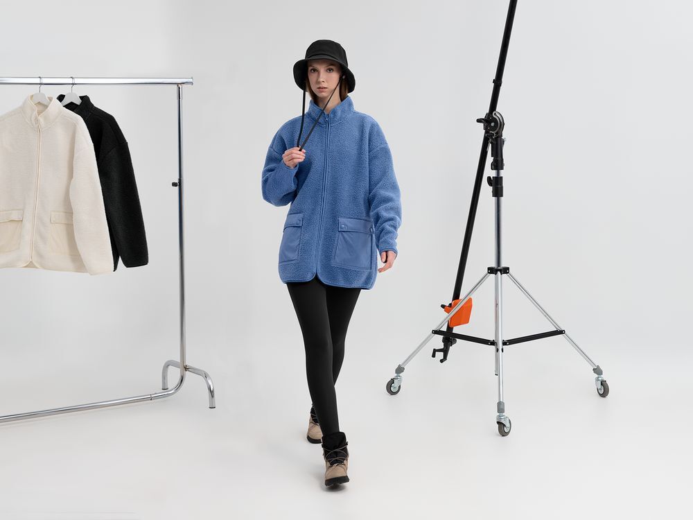 Куртка унисекс Oblako, голубая арт.20419.14