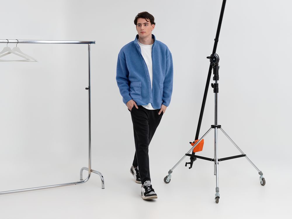 Куртка унисекс Oblako, голубая арт.20419.14