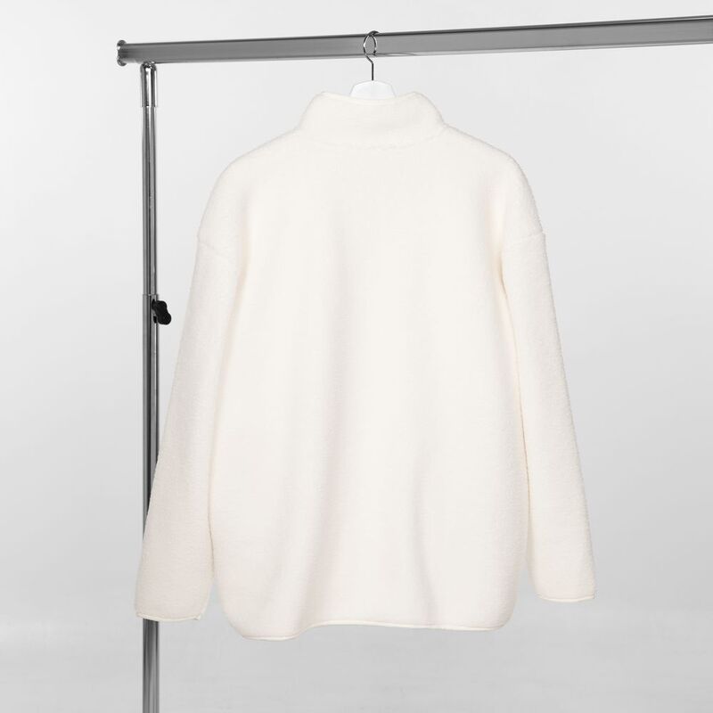 Куртка унисекс Oblako, молочно-белая арт.20419.60