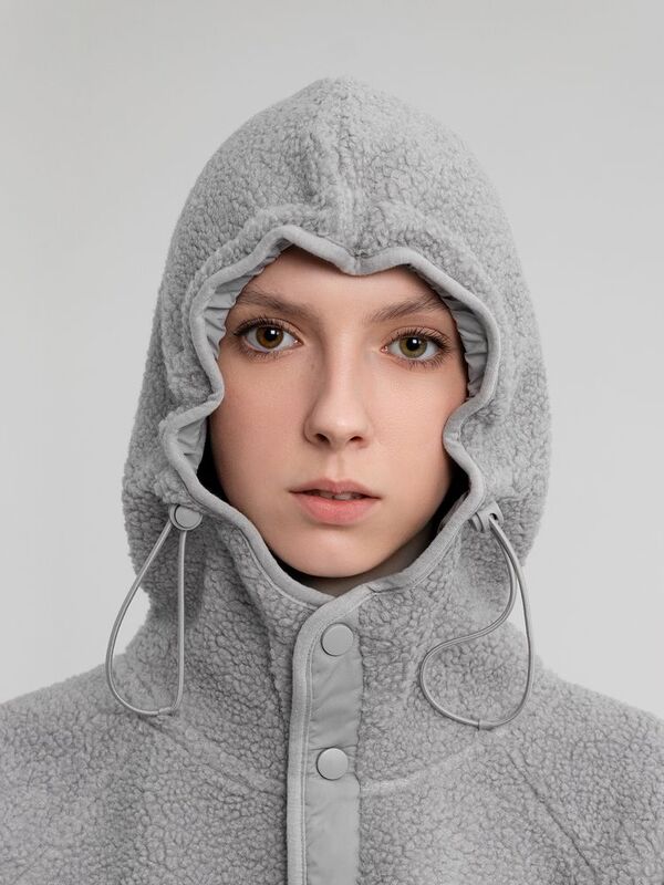 Анорак унисекс Oblako, светло-серый арт.20420.10