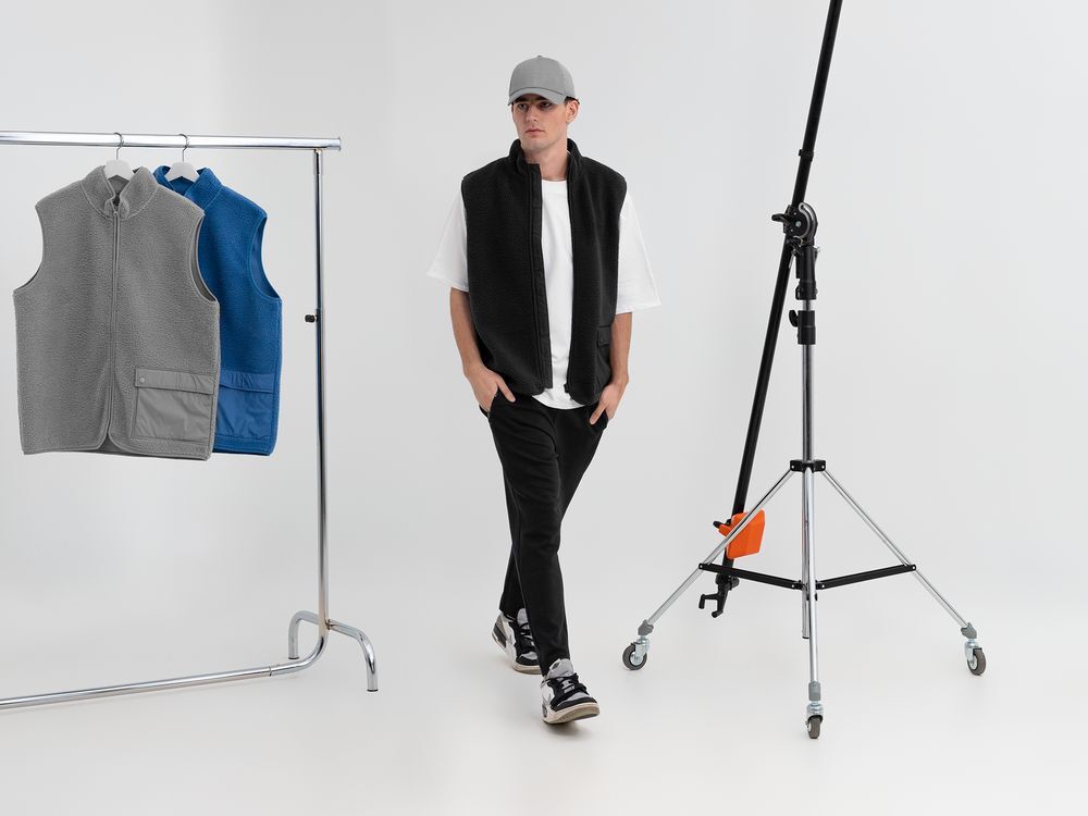 Жилет унисекс Oblako, черный арт.20421.30