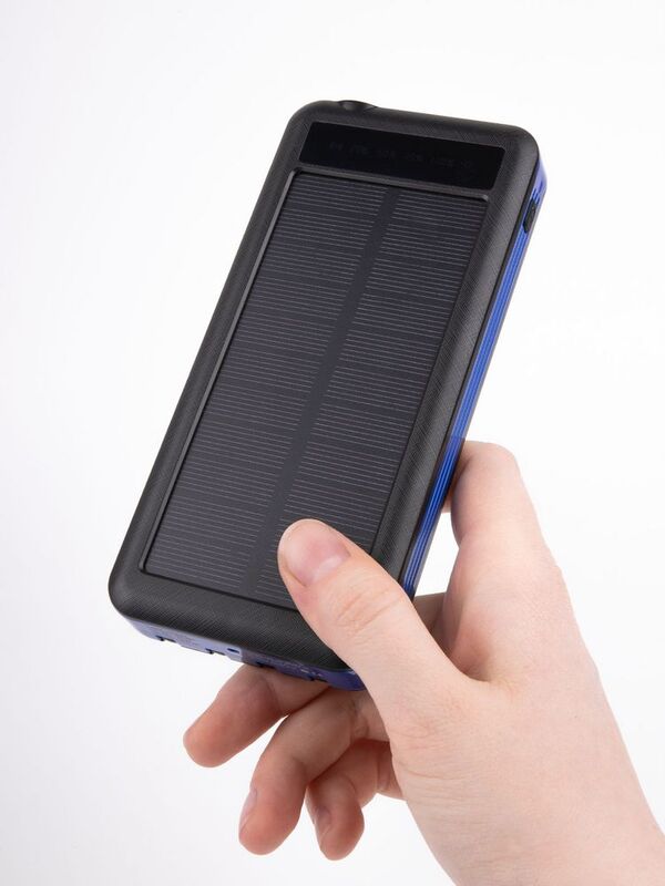 Аккумулятор с беспроводной зарядкой Holiday Maker Wireless, 10000 мАч, синий арт.24979.40