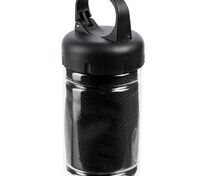 Охлаждающее полотенце Frio Mio в бутылке, черное арт.16282.30