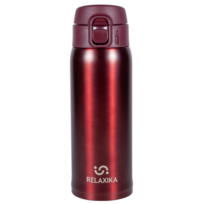 Термокружка Relaxika, бордовая арт.15520.55