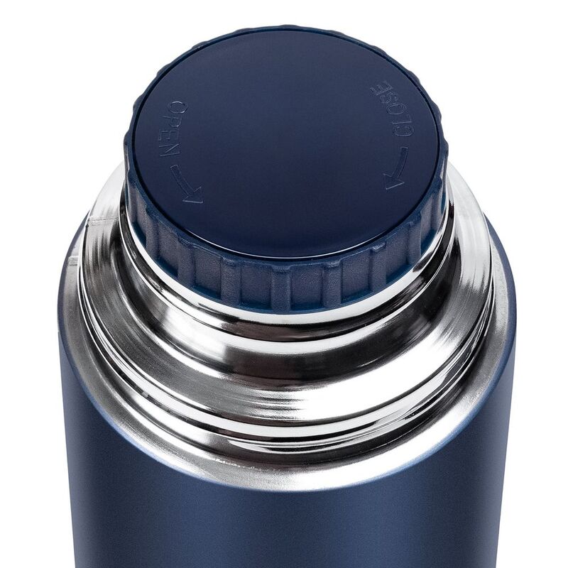 Термос Relaxika 1000, темно-синий арт.13178.43