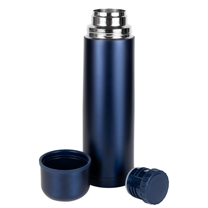 Термос Relaxika 1000, темно-синий арт.13178.43