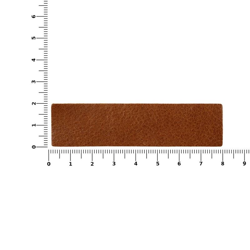 Лейбл кожаный Pasek, S, горчичный арт.16233.82