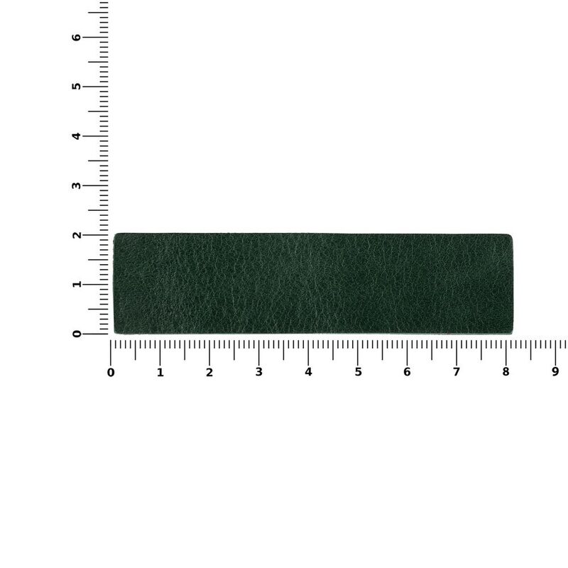 Лейбл кожаный Pasek, S, зеленый арт.16233.90