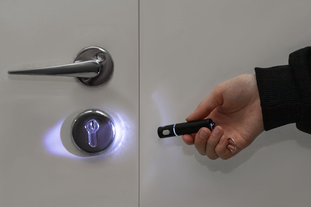 Брелок-фонарик Slide Ray, ver.2, черный арт.16236.30